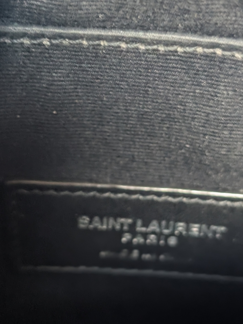 YSL Pouch Monogramme Grain De Poudre Tech - Picture 7 of 10